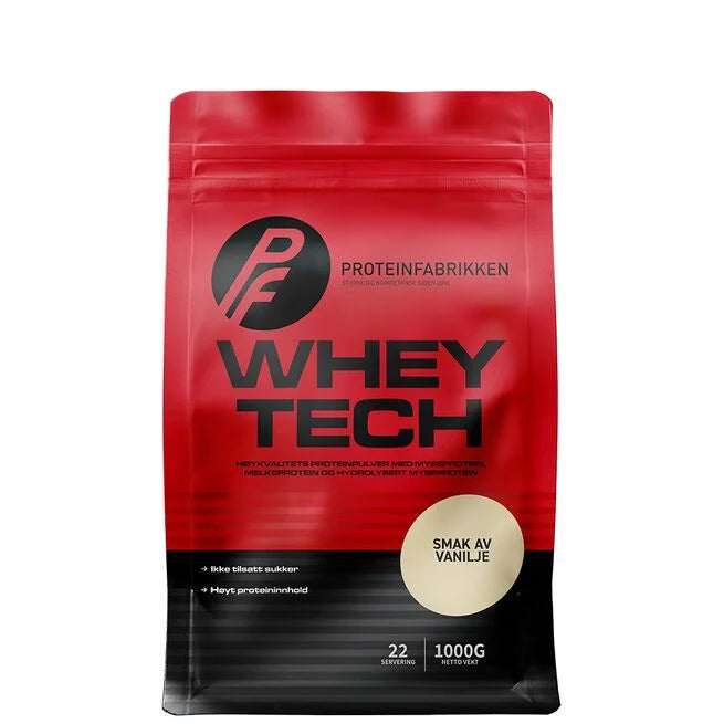 Proteinfabrikken Whey Tech Protein, 1 kg