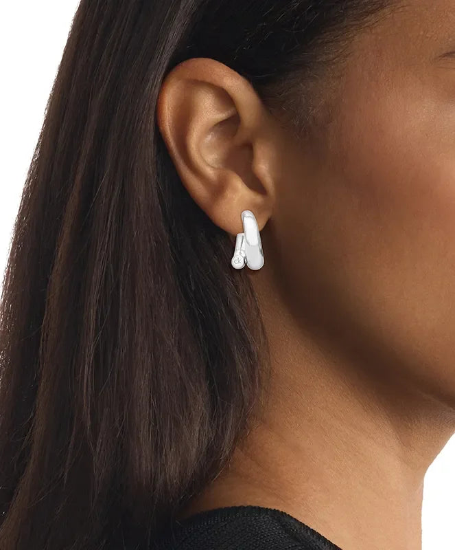 CALVIN KLEIN SS/GP EARRINGS