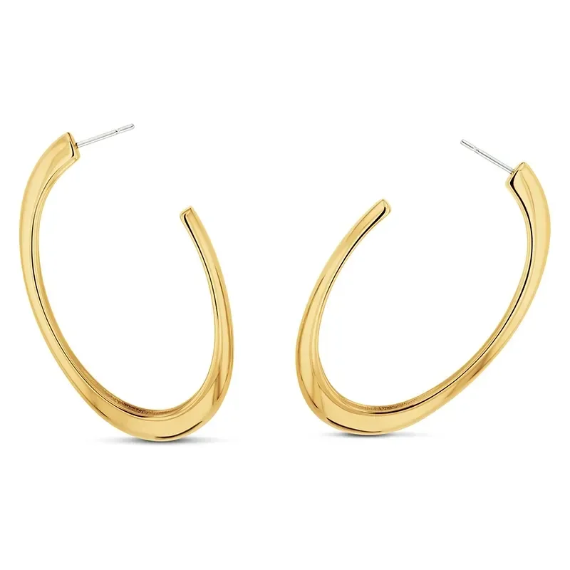 Calvin Klein SS/GP Earrings - øredobber liten loop - Øredobber - JK-Shop