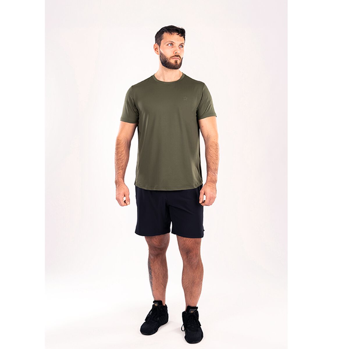 Star Wear Mesh T-skjorte Mosegrønn bilde 4