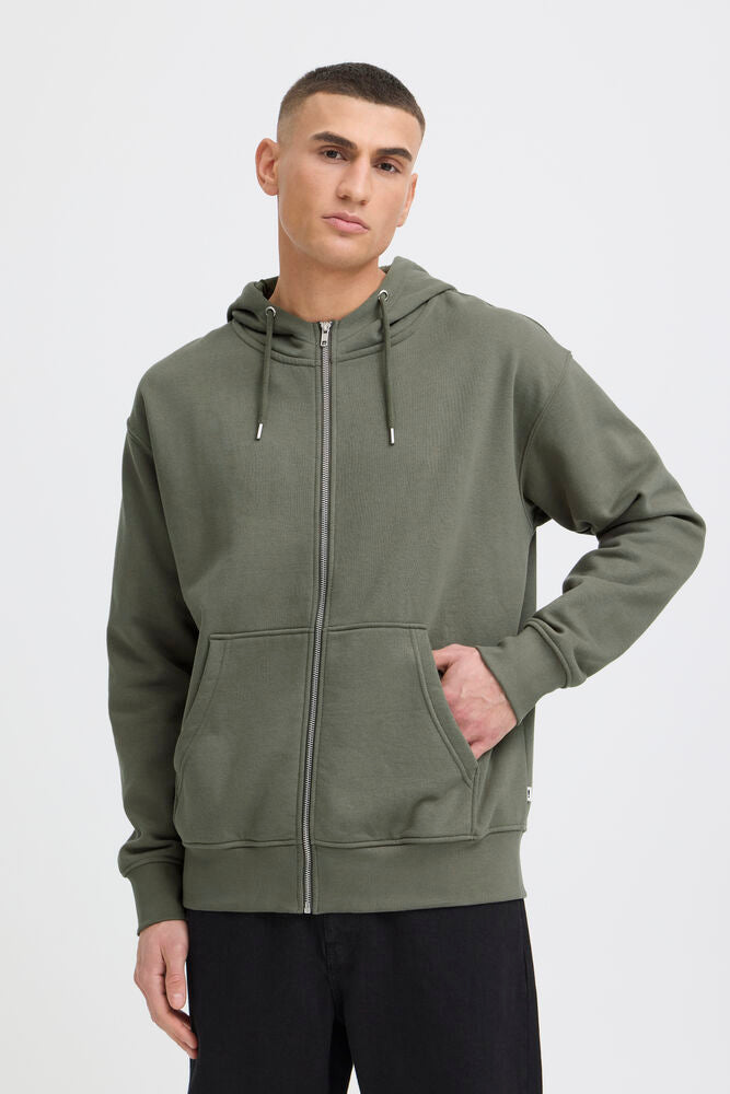 Solid, LENZ ZIPPER SW Knit, Regular Fit