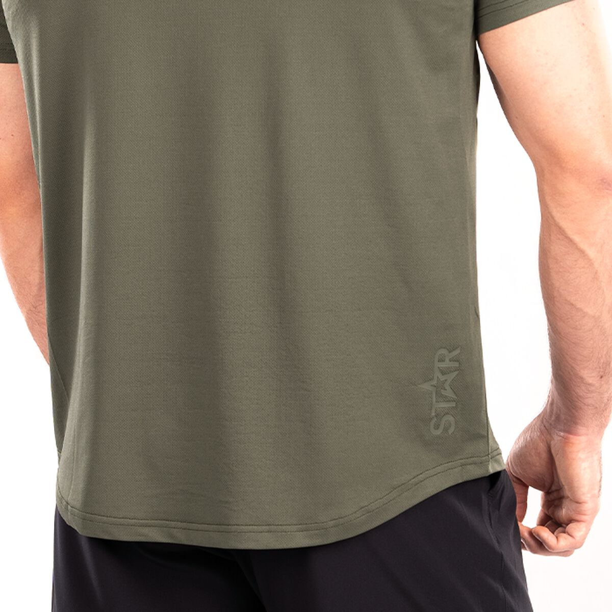 Star Wear Mesh T-skjorte Mosegrønn bilde 3