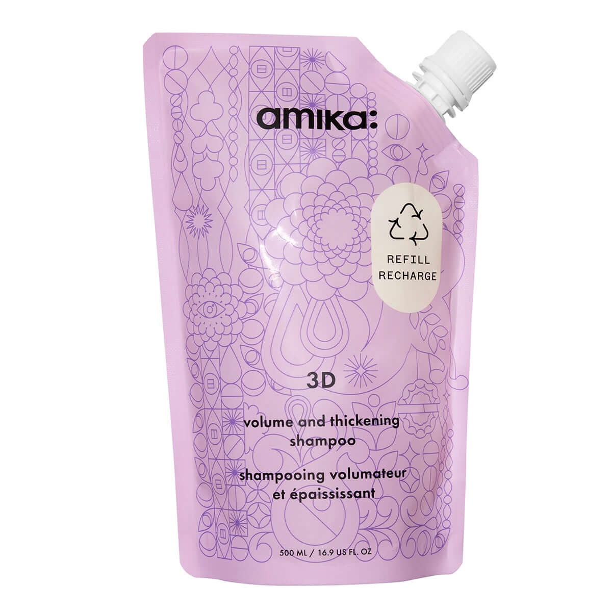 3D Volume & Thickening Shampoo 275ml-Amika-J&K Shop