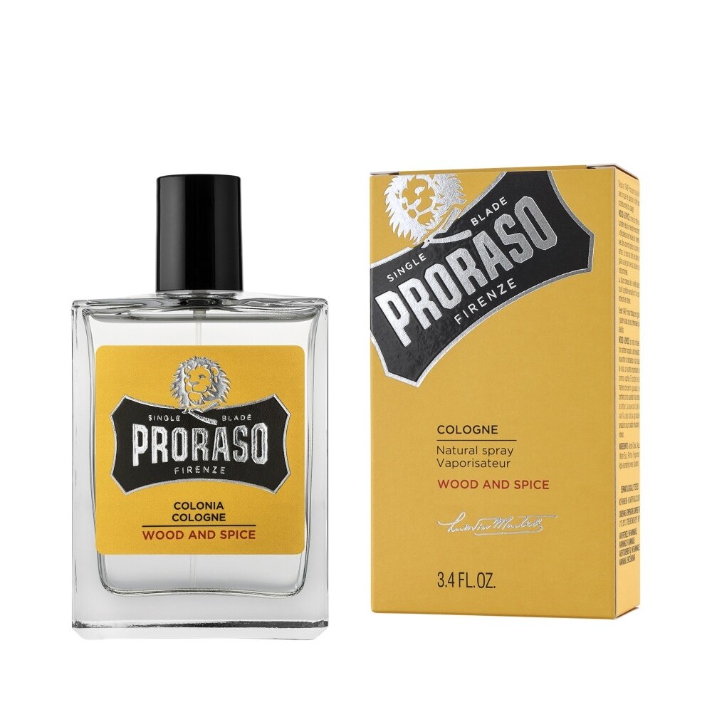 Proraso Eau de Cologne Single Blade - Wood & Spice - Eau de Cologne - JK-Shop