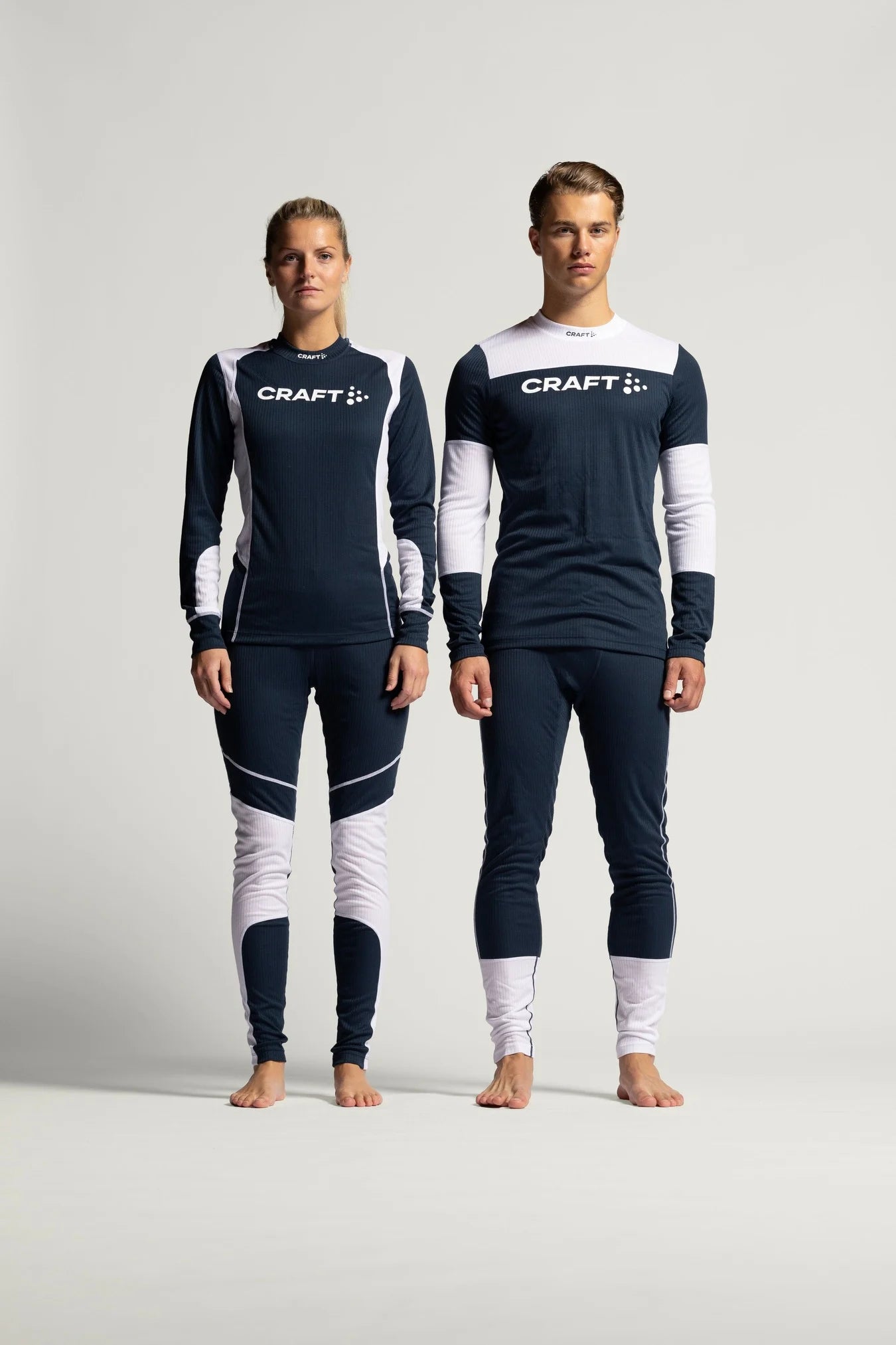 Craft NOR Baselayer Set W, Blaze/White - Ullundertøy - JK-Shop