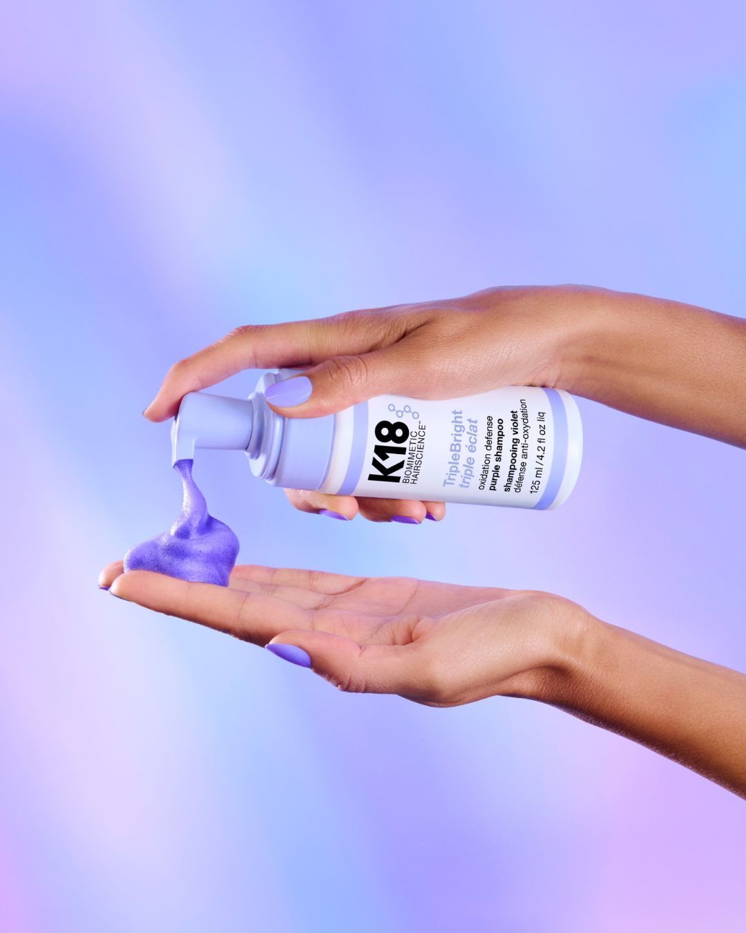 K18 Triple Bright Oxidation Defense Purple Shampoo 125ml