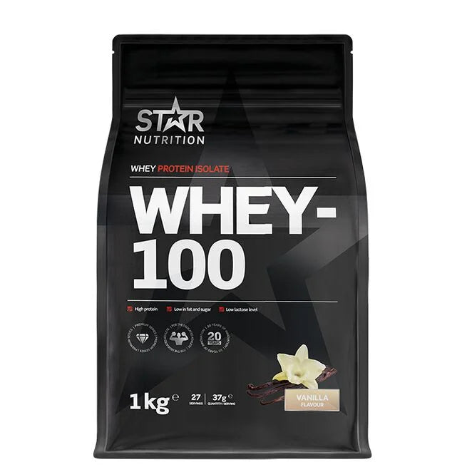 Star Nutrition Whey-100 Myseprotein 1 kg