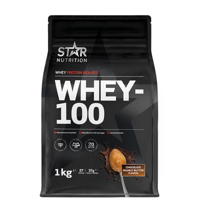 Star Nutrition Whey-100 Myseprotein 1 kg