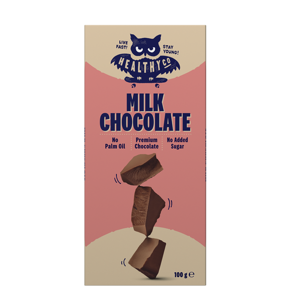 Healthyco 100g x 20stk, Milkchocolate