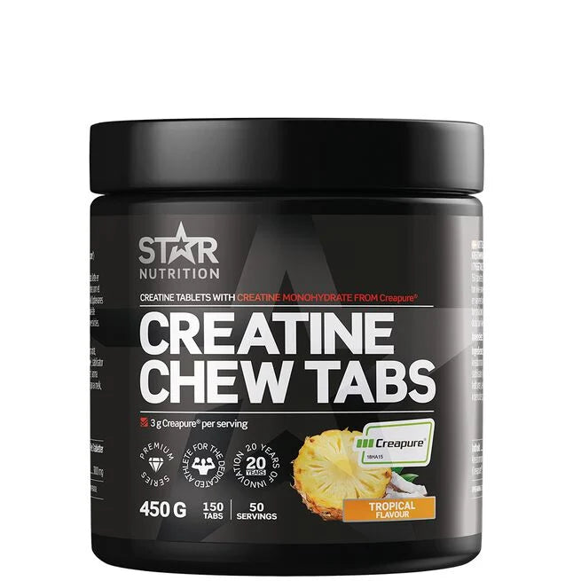 Star Nutrition Creatine Chew Tabs, 150 tabs