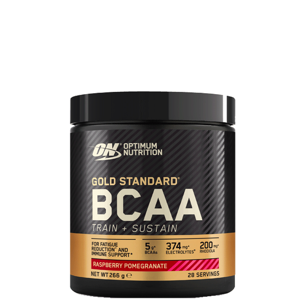 ON Gold Std. BCAA Train+Sustein, 266g, Raspberry & Pomegranade