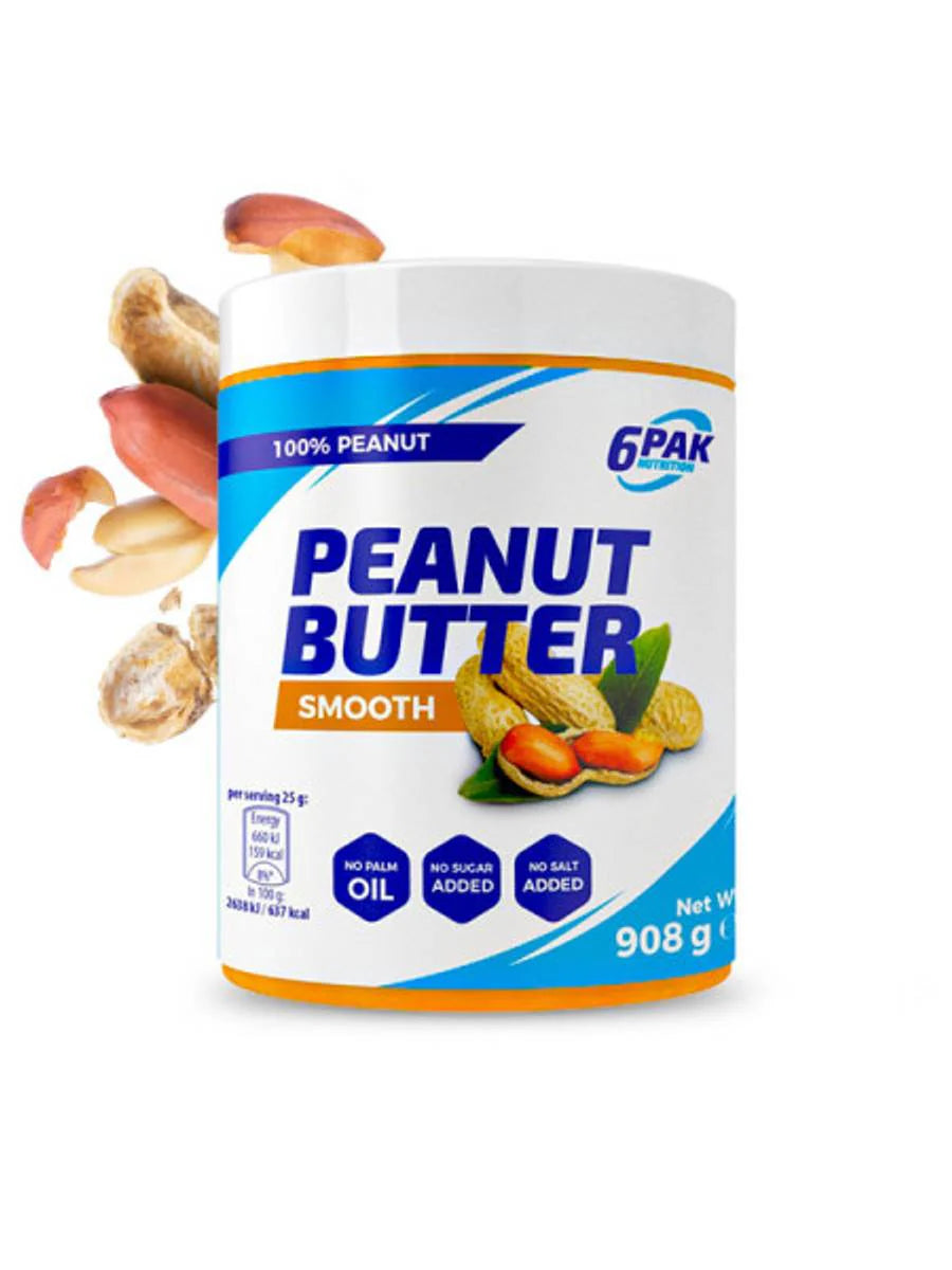 6PAK Peanut Butter, 908g, Smooth