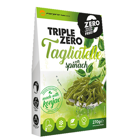 Forpro Triple Zero Pasta, 270g, Tagliatelle Spinach