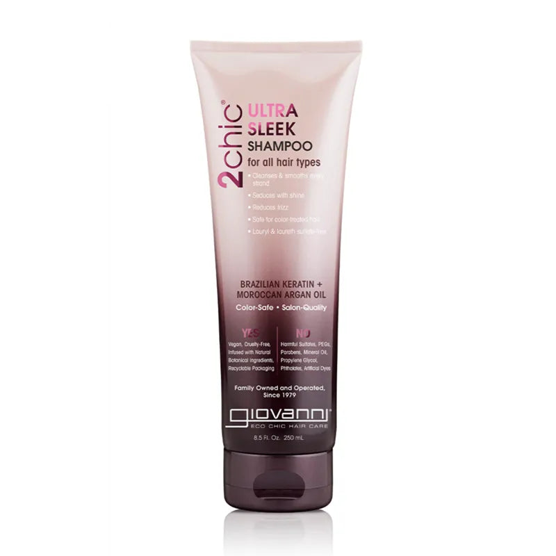 Giovanni keratin &amp; argan shampoo 250 ml - Sjampo - JK-Shop