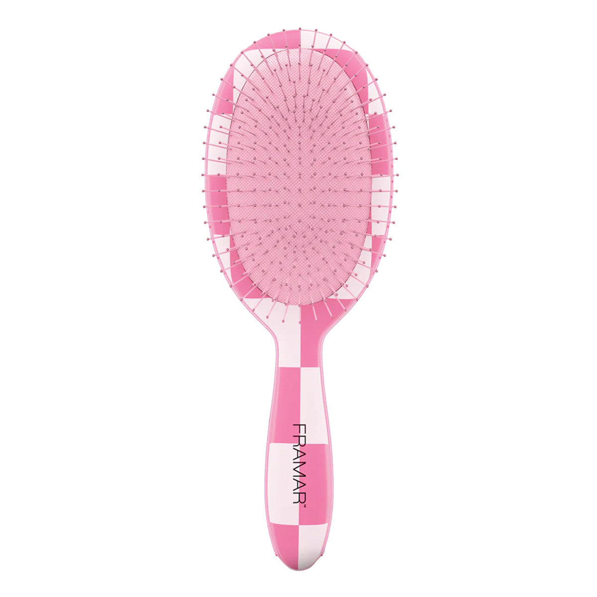 Framar Detangle Brush Checked Out Brown