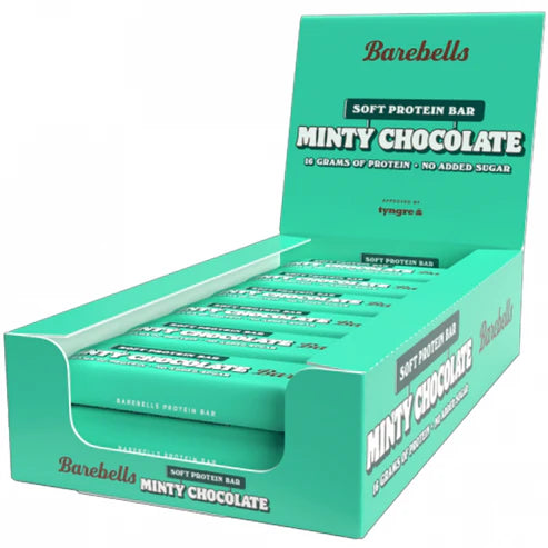 Barebells Soft Protein Bar, 12x55g, Minty Chocolate