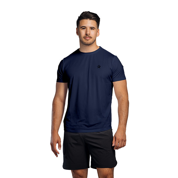 Star Wear Mesh T-skjorte Marineblå treningstrøye