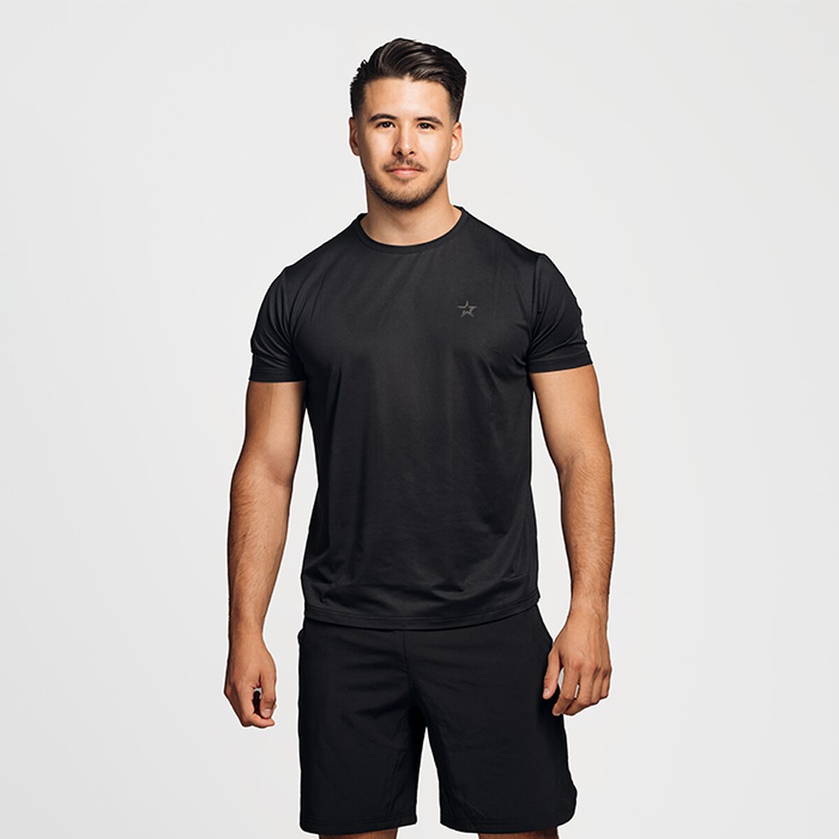 Star Wear Mesh T-skjorte Svart treningstrøye