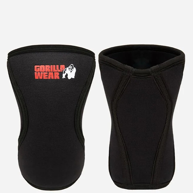 Gorilla Wear Knee Sleeves (5mm), Black
