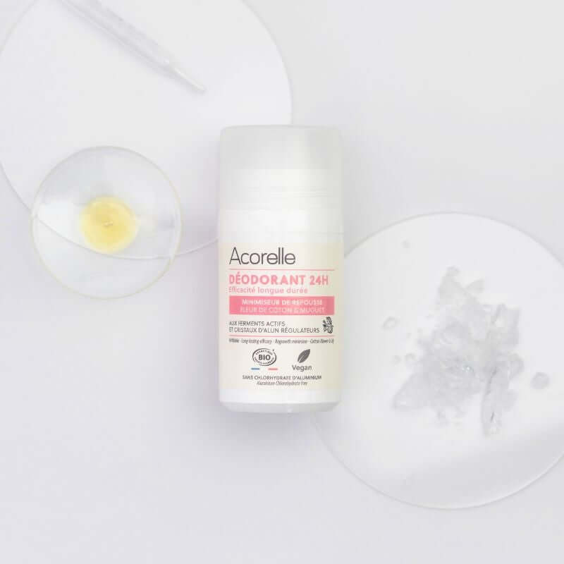 ACORELLE 24h Deodorant Hair Regrowth Minimizer - Cotton Flower & Lily-ACORELLE-J&K Shop