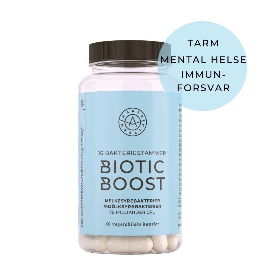 Aarja Health Biotic Boost probiotika 60 kapsler - Vitaminer og kosttilskudd - JK-Shop
