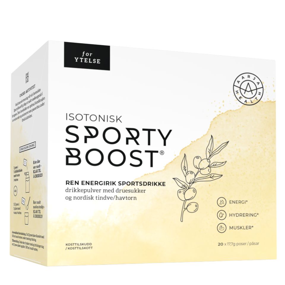 Aarja Health Isotonisk Sporty Boost® med tindve - Vitaminer og kosttilskudd - JK-Shop