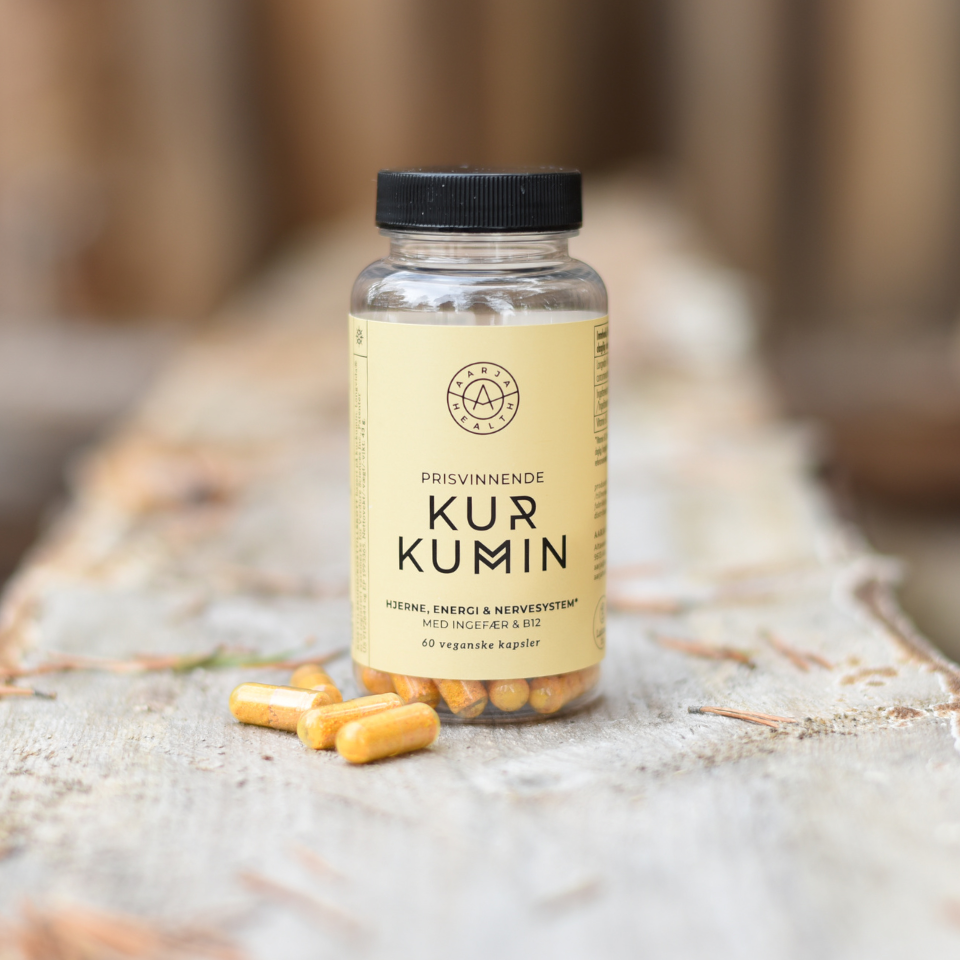 Aarja Health Kurkumin, Ingefær & B12 - Vitaminer og kosttilskudd - JK-Shop