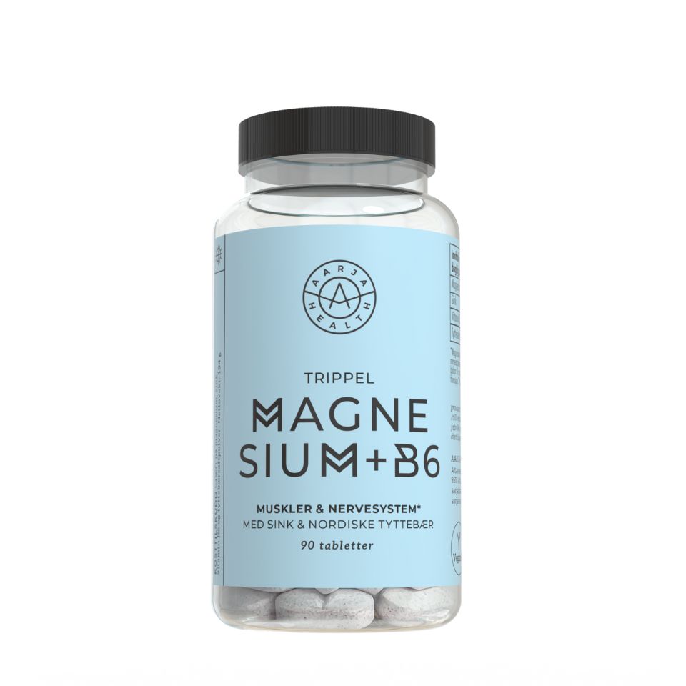 Aarja Health Trippel Magnesium & B6 - Vitaminer og kosttilskudd - JK-Shop