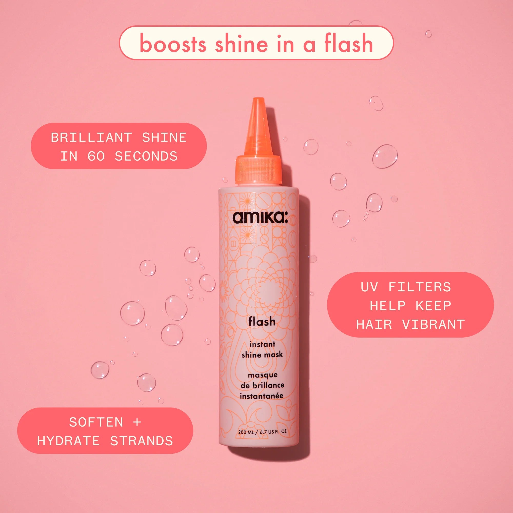 Amika Flash Instant Shine Mask-Amika-Hårkur-JKSHOP