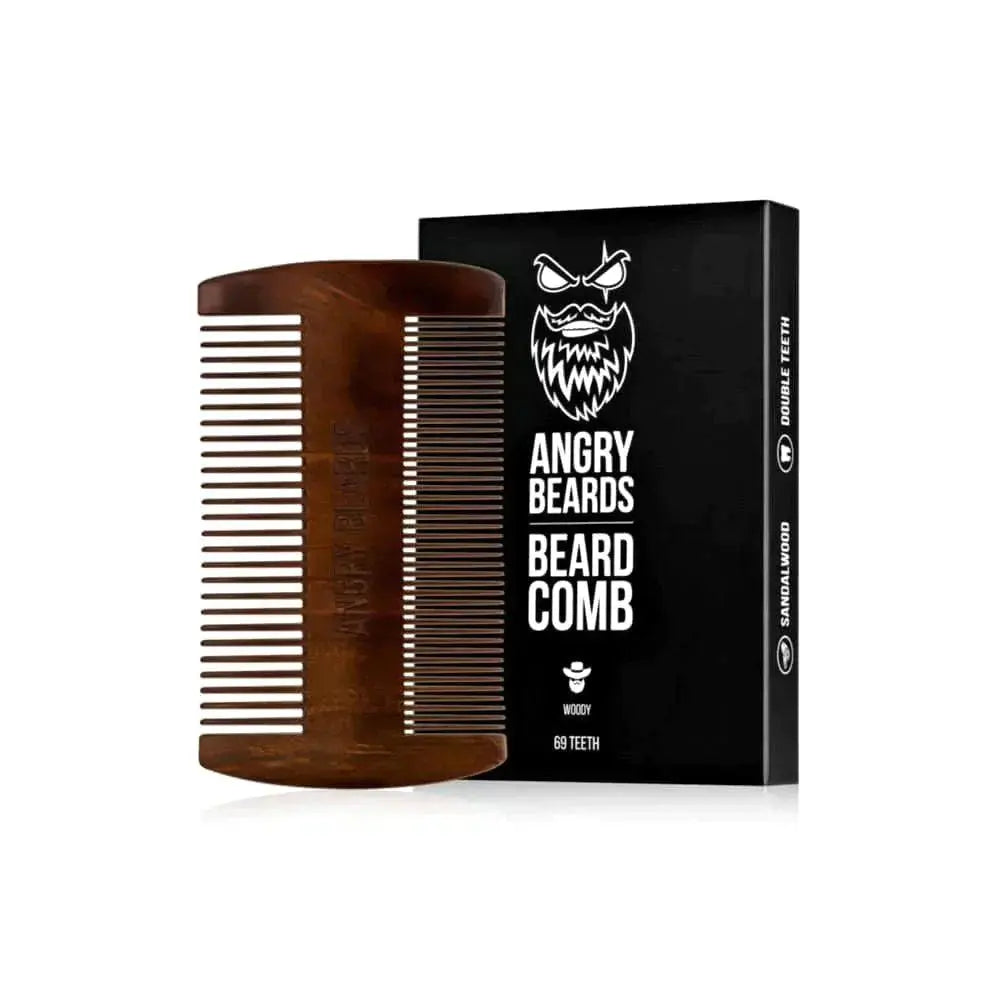 Angry Beards Beard Comb Woody-Angry Beards-J&K Shop