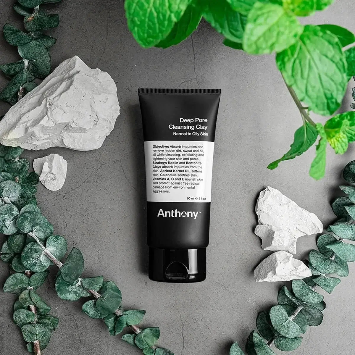 Anthony Deep-Pore Cleansing Clay, 90 ml.-Anthony-Ansiktsmaske-JKSHOP