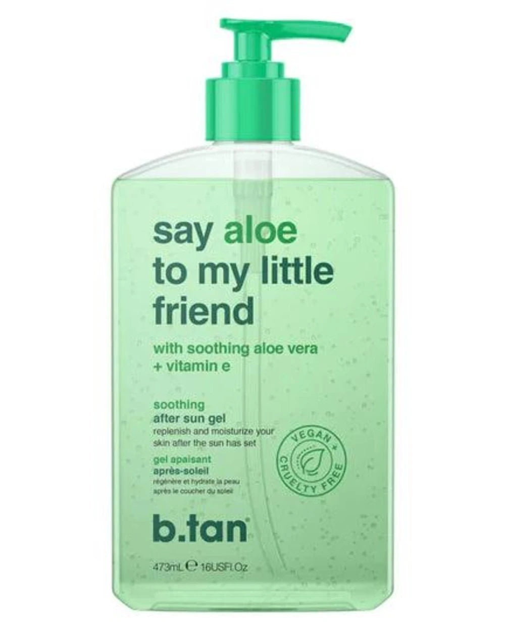 B.tan Say Aloe To My Little Friend After Sun Gel 473ml - Selvbruning - JK-Shop