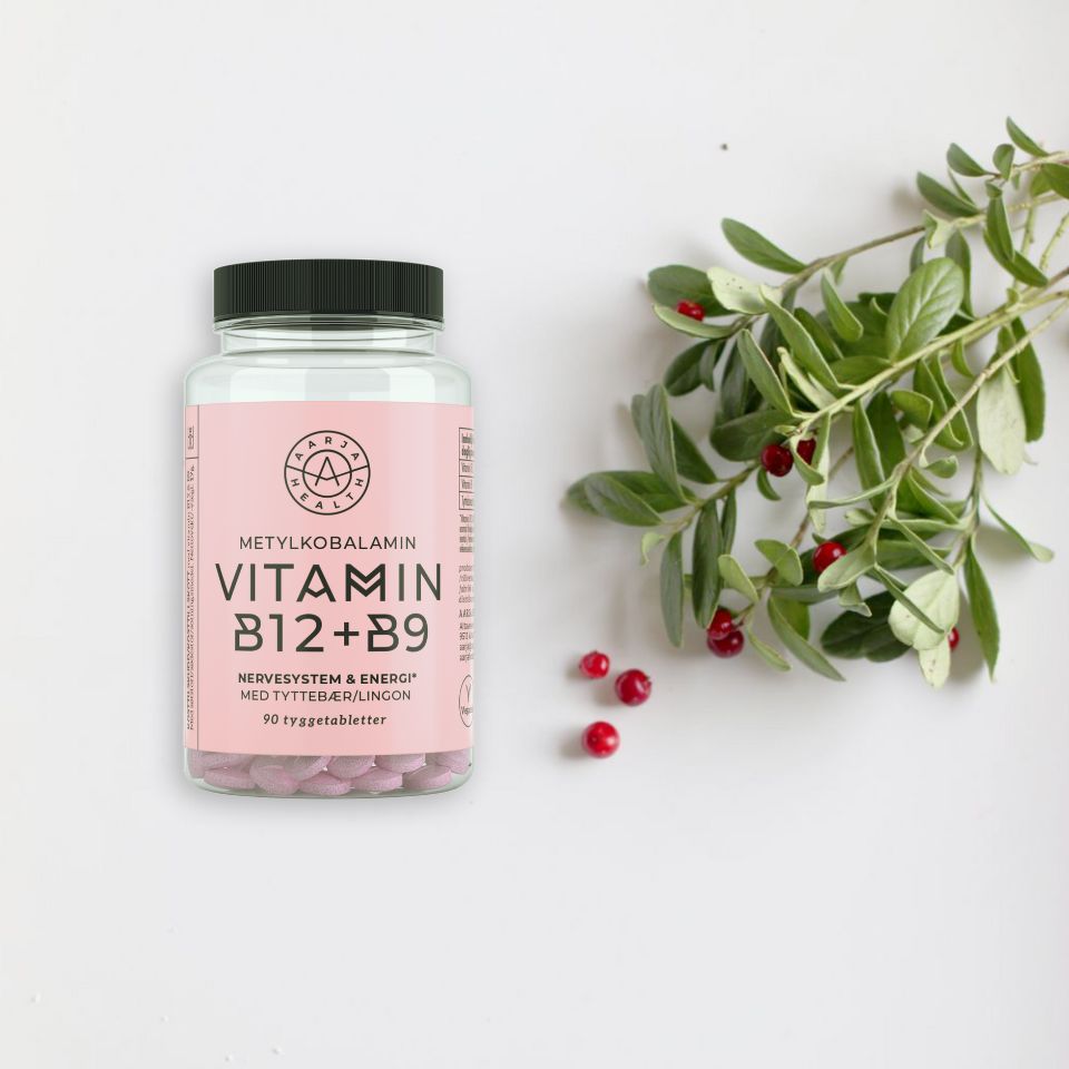 B12, B9 FOLAT & TYTTEBÆR - Vitaminer og kosttilskudd - JK-Shop