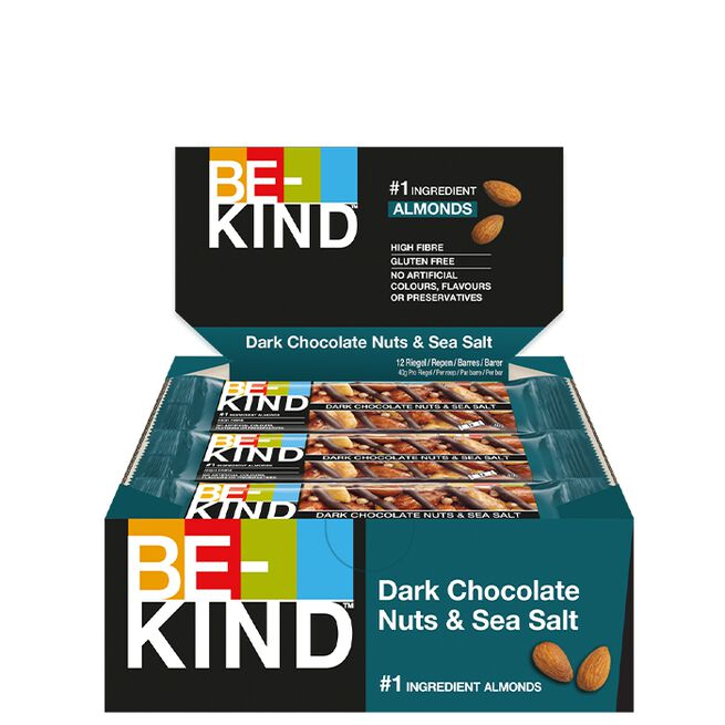 BE-KIND Core Bar Dark Chocolate Nuts & Sea Salt - Proteinbarer - JK-Shop
