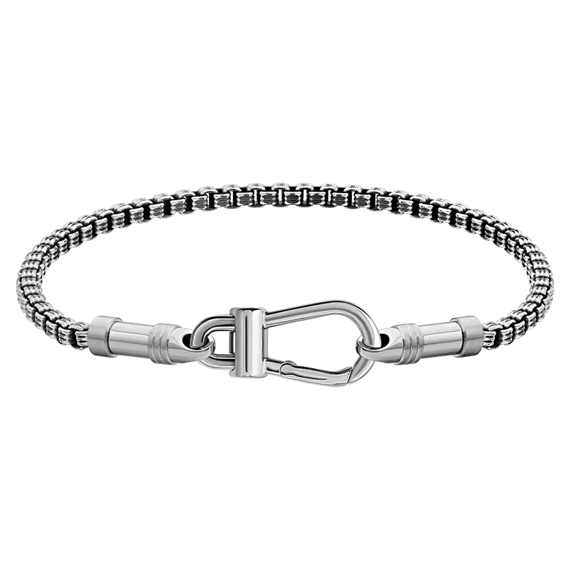 BOSS ANTIQUE FINISH ADJUSTABLE BRACELET - Armbånd - JK-Shop