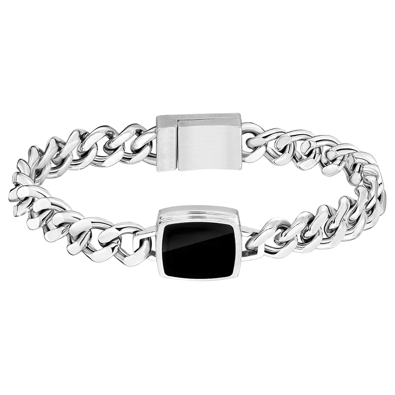 BOSS BLACK ONYX BRACELET - Armbånd - JK-Shop