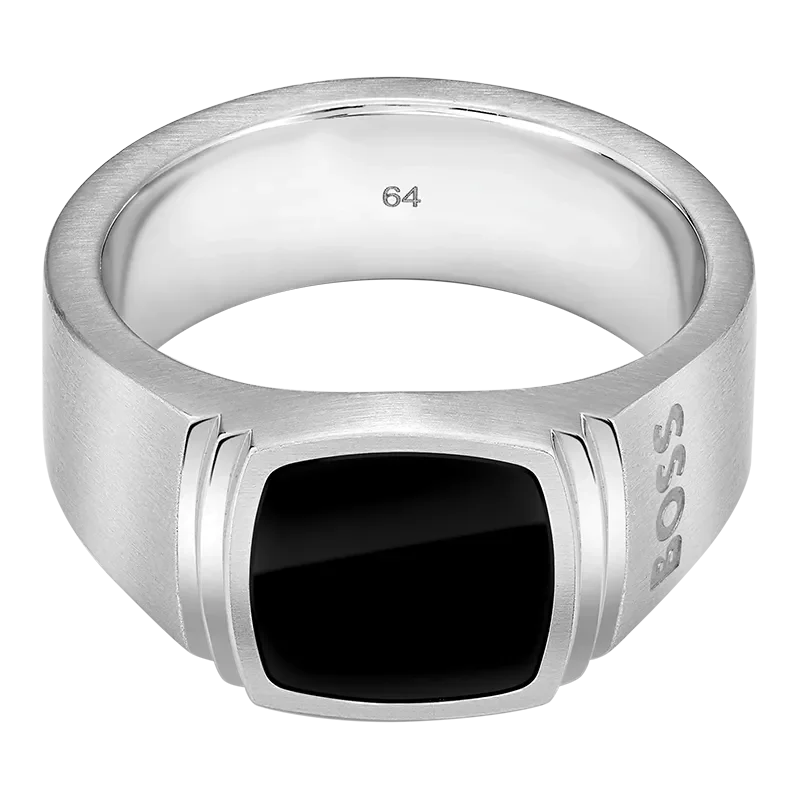 BOSS BLACK ONYX RING 1580652 - Ring - JK-Shop