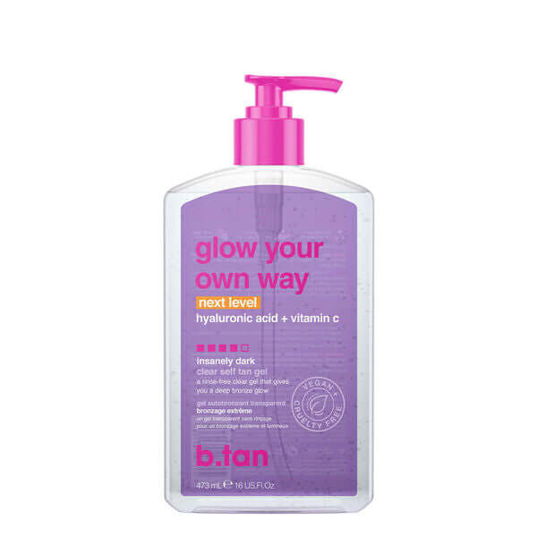 B.tan Glow Your Own Way Clear Self Tan Gel Next Level-B.tan-Selvbruning-JKSHOP