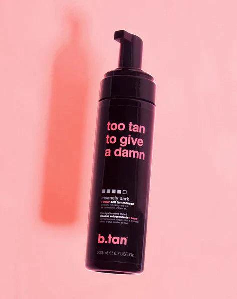 B.tan Too Tan To Give A Damn Self Tan Mousse-B.tan-Selvbruning-JKSHOP