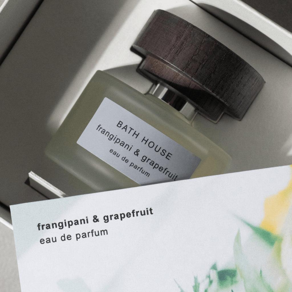 Bath House, Eau De Parfum - Frangipani & Grapefruit-Bath House-Parfyme-JKSHOP