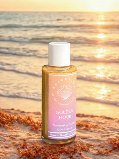 Beachkind Golden Hour Shimmering Oil - 100 ml - Kroppsolje - JK-Shop