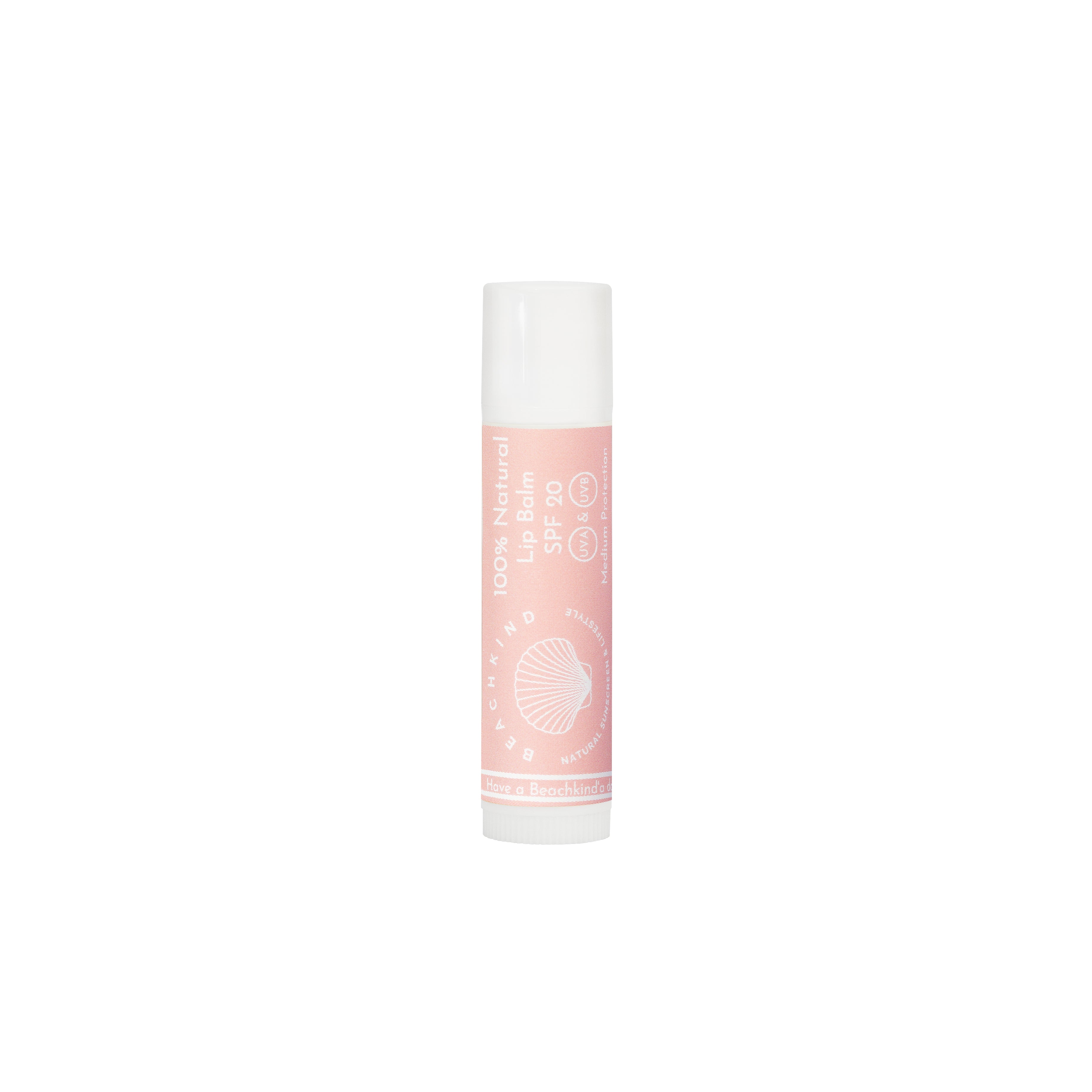 Beachkind Natural Lip Balm SPF 20 Sensitive Fragrance Free - 4,2 ml - Leppestift - JK-Shop