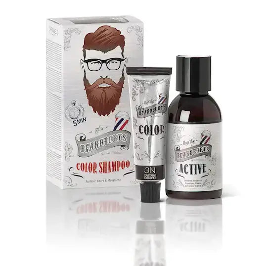 Beardburys Beard & Moustache Color- 3N Dark Brown-Beardburys-Skjeggfarge-JKSHOP