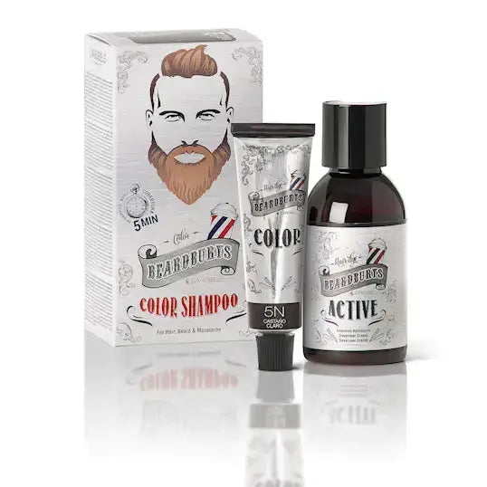 Beardburys Beard & Moustache Color- 5N Light Brown-Beardburys-Hårfarge-JKSHOP