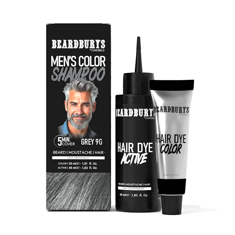Beardburys Beard & Moustache - 4 Colors - Skjeggfarge - JK-Shop