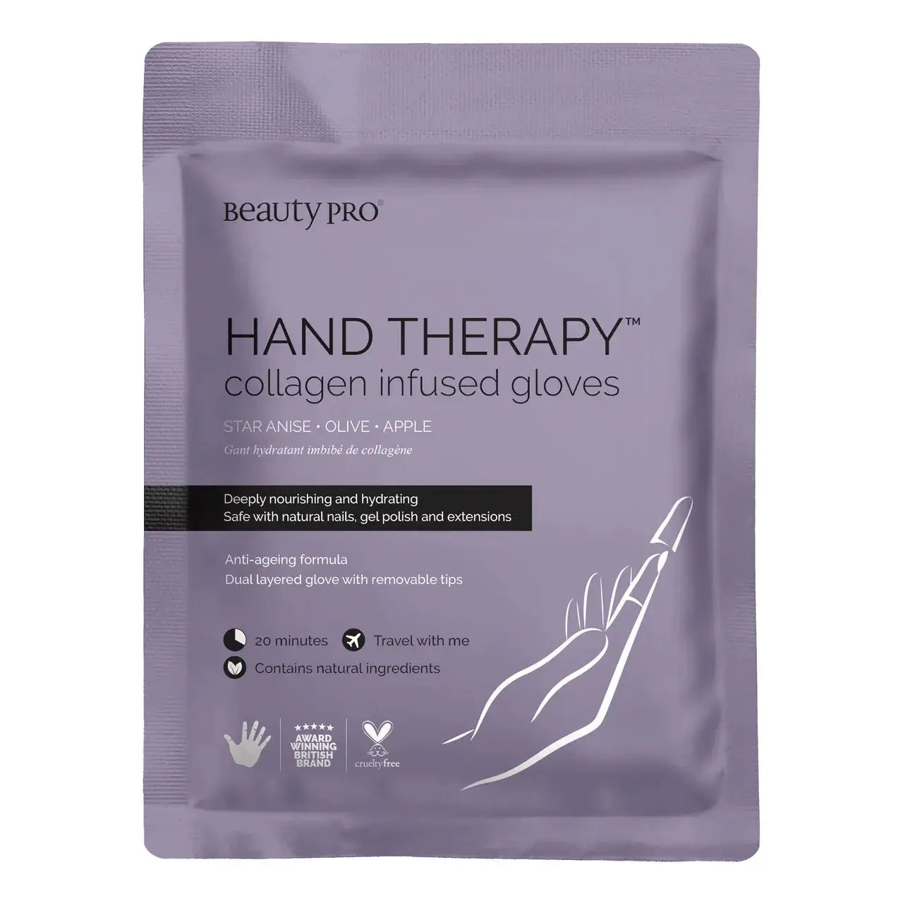 Beauty Pro, Collagen Infused- Håndmaske-Håndmaske-JKSHOP