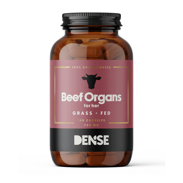 Beef Organs for Her - Gressforet organtilskudd - 180 kapsler - Vitaminer & kosttilskudd - JK-Shop