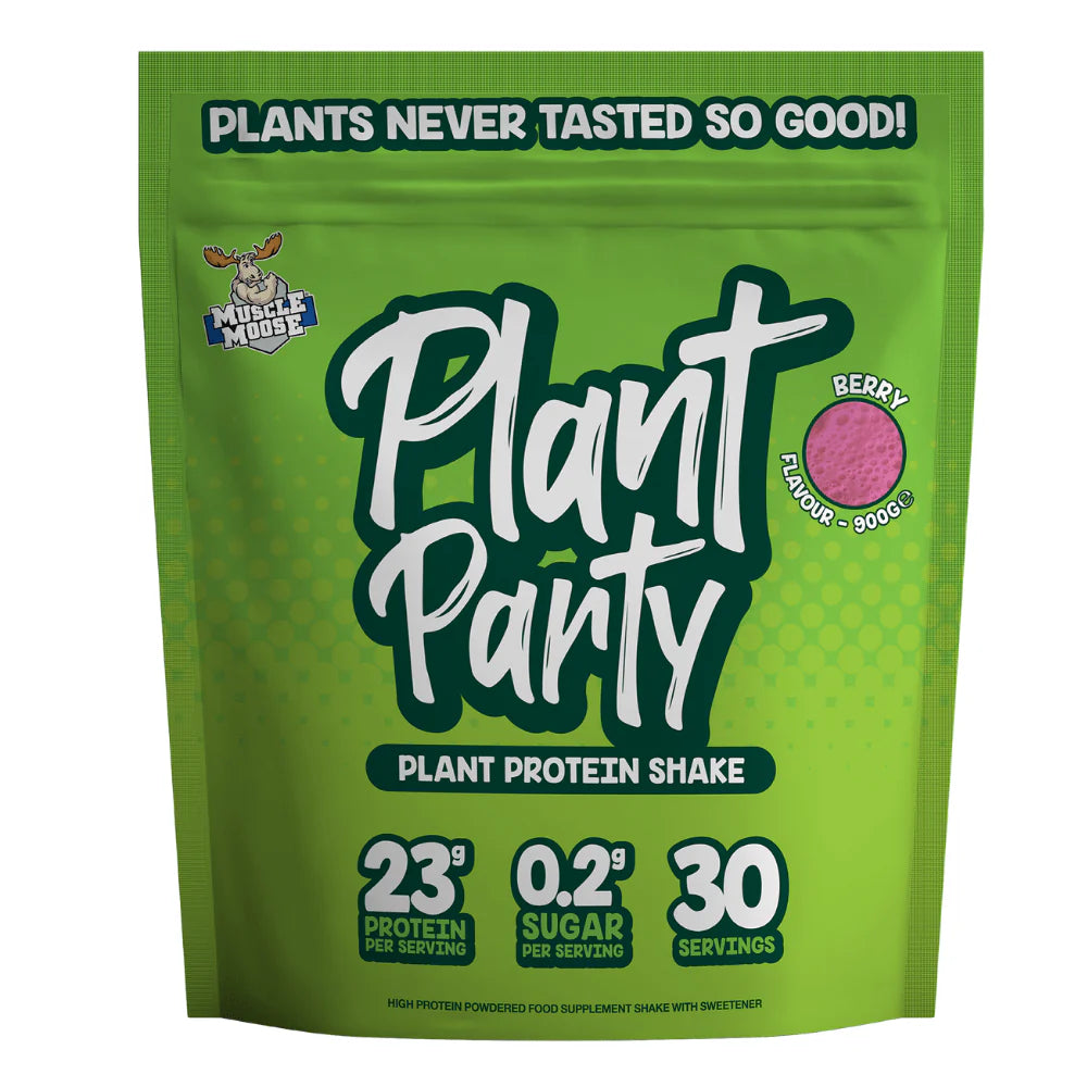 Muscle Moose Plant Party, Plant Protein 900g, Berry