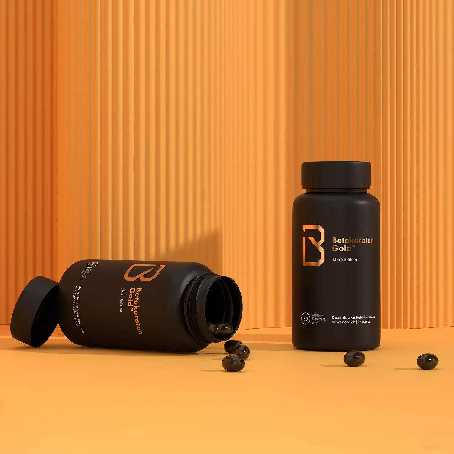 Betakaroten Gold Black Edition-Vitaminer og kosttilskudd-JKSHOP