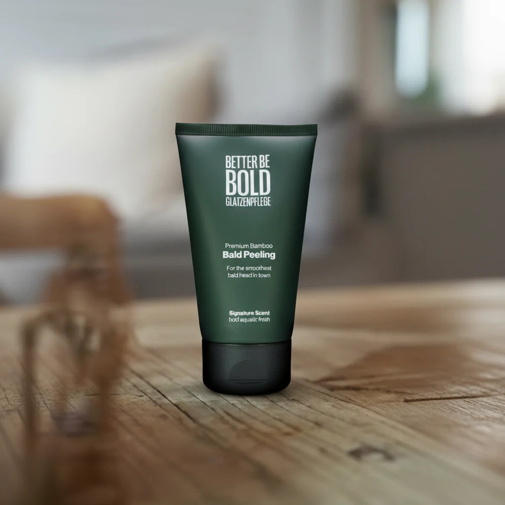Better Be Bold Bald head scrub with bamboo fibers (anti-shine effect) 150 ml. - Hodebunnspleie - JK-Shop